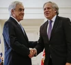 Luis Almagro respaldó a Sebastián Piñera