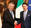 Alberto Fernández se reunió con Giuseppe Conte en Roma