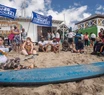 Arrancaron en Mar Chiquita las clases de la primera escuela de surf adaptado del país