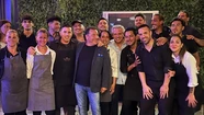 Alberto Fernández cenó en Casa Pampa. 