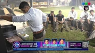 Los hermanitos se quejaron por el estado de la carne que les dieron para el asado. 
