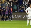 Barcelona venció 3-1 al Real Madrid y levantó la Supercopa de España. Foto: Reuters.