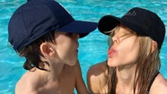 El dulce posteo de Guillermina Valdes: su hijo Lolo se enamoró en Mar del Plata de la hija de dos famosos