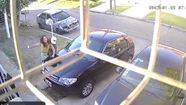 La joven fue asaltada y manoseada por un delincuente. 