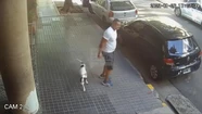 El desalmado sujeto quedó registrado en las cámaras de seguridad.
