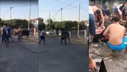 Video: se robaron cuatro vacas de un camión y faenaron tres en plena calle