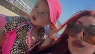 El tierno álbum de fotos de Jamaica, la hija de L-Gante, disfrutado de Mar del Plata