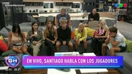 Del Moro retó a dos integrantes de la casa en vivo. 