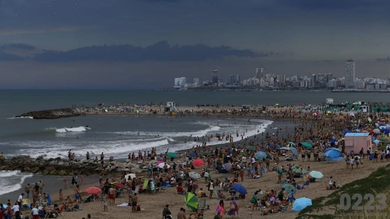 Se esperan tormentas para el tercer fin de semana de enero en la Costa Atlántica. Foto: 0223.