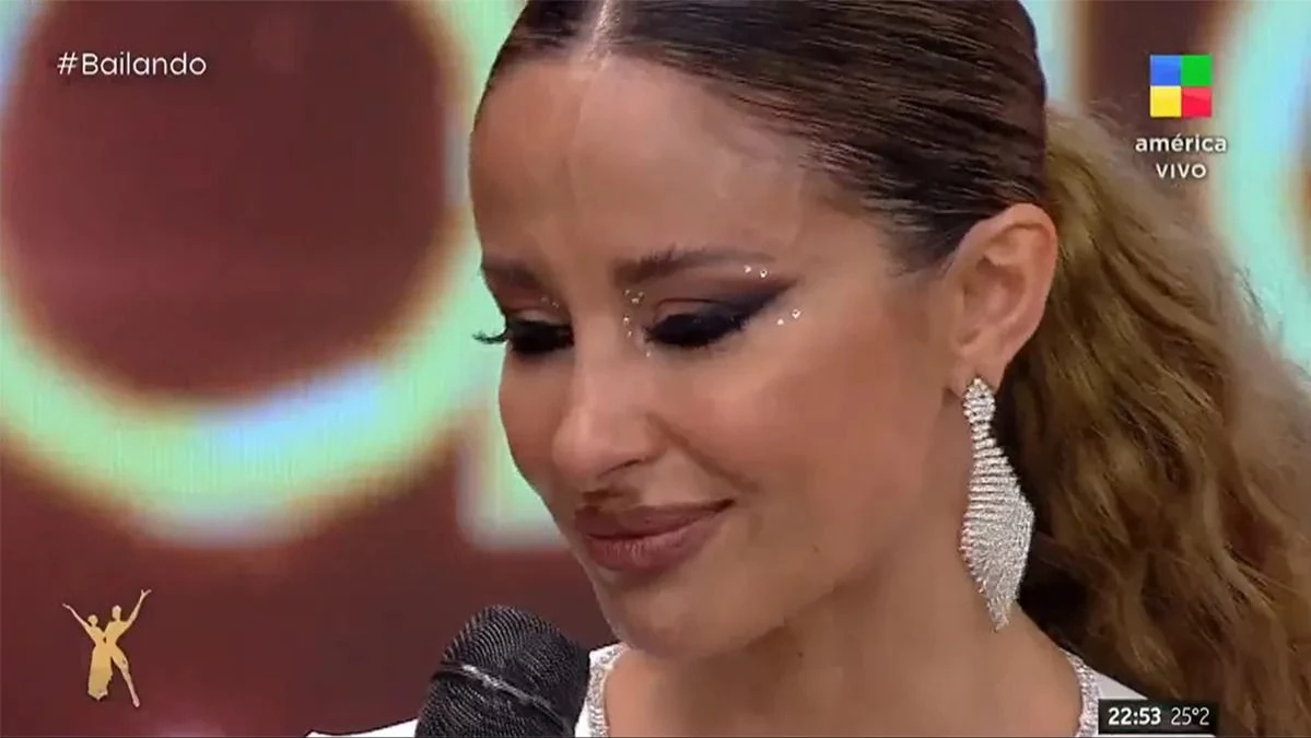 Lourdes Sánchez se emocionó en la pista del Bailando tras pasar a semifinales: "Me cambiaste la vida"