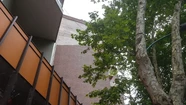 La fachada del edificio sigue con peligro de derrumbe y el municipio analiza los riesgos