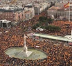 Masivas movilizaciones en España contra Pedro Sánchez