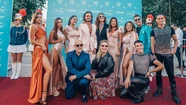 El elenco de "Sex viví tu experiencia" junto a José María Muscari
