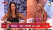 Videos: el terrible cruce entre Yanina Latorre y Estefi Berardi por sus chats sexuales con Fede Bal