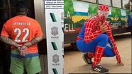 Cayó el jefe de la barra de Vélez por pegarle al Hombre Araña del trencito de la alegría
