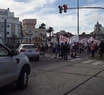 La Unidad Piquetera reclama en contra del ajuste del Gobierno nacional. Foto: 0223.