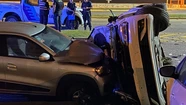 Así fue la postal del desastre que provocó el turista de Gran Buenos Aires.