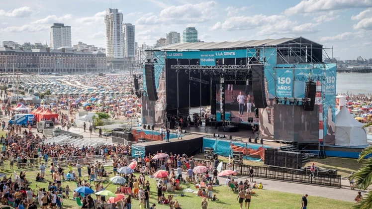 Mar del Plata celebrará su 151° aniversario: Habrá un recital gratuito de Luck Ra 1 Aniversario de Mar del Plata