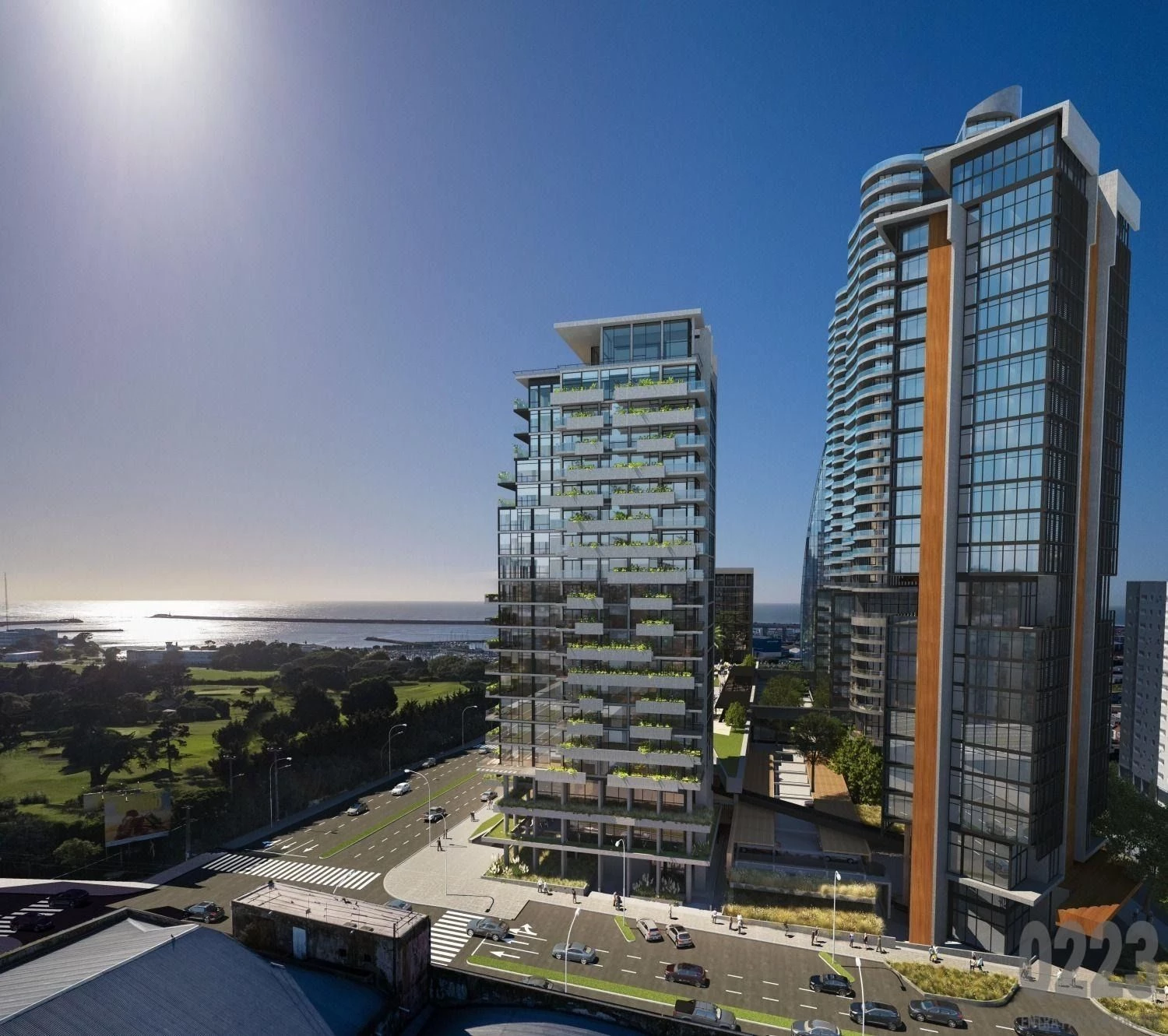 Malecón DAD, de la prestigiosa línea Malecon, con 18 pisos con fines residenciales y amenities varios.