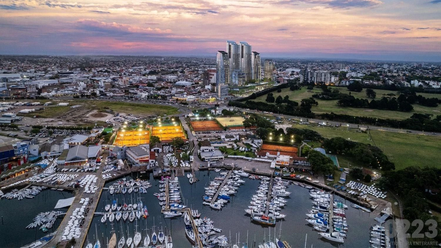 El DAD tendrá una exclusiva vista al Golf Club, al Náutico y al mar. Imagen: render.