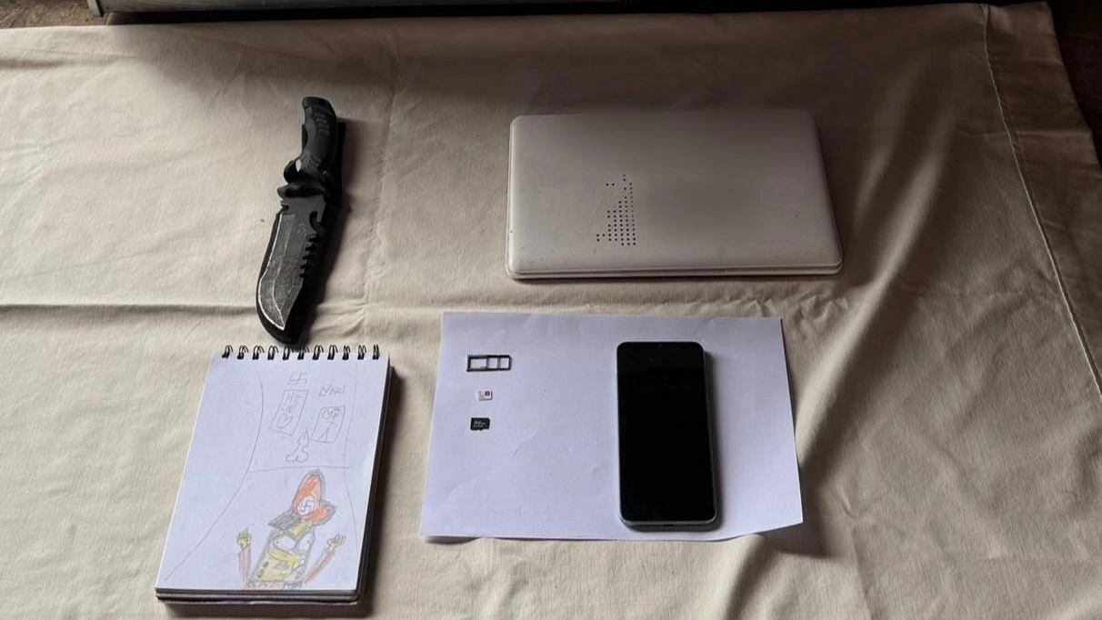 Elementos secuestrados durante los allanamientos.