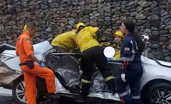 Una argentina murió en Brasil tras un brutal choque frontal y sus hijas ...