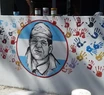 Pintan un mural en homenaje a Miguelito