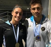 Lucía Gauna y Guido Buscaglia cerraron con medallas un gran día para los marplatenses