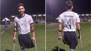 Con dos goles marplatenses, buen debut de la Selección de futbolistas amputados en Colombia