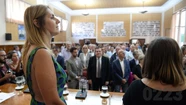 Sánchez Herrero fue reelecta como Presidenta del HCD. Foto: 0223.
