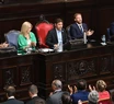 Luego de postergar su discurso por el apagón del miércoles, Kicillof expuso ante la Legislatura.