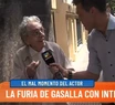 Video: la catarata de insultos de Antonio Gasalla a un notero que lo abordó en la calle