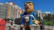 Adrián Más es el maestro que realiza la falla desde hace años. Foto: 0223.