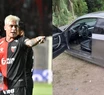 Preocupación por Brian Fernández: encontraron su auto destruido y no se sabe nada del paradero del jugador
