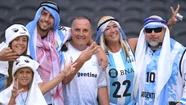 El Monumental ya se "viste" de celeste y blanco"