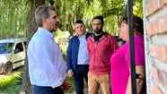 Ritondo recorrió Berazategui y Florencio Varela. 