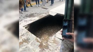 Allí cayeron los chicos de la escuela. 