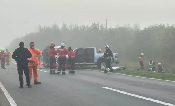 Dos muertos tras un brutal choque frontal en la ruta | 0223