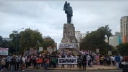 Con una movilización por las calles del centro, pidieron Justicia por León Luna