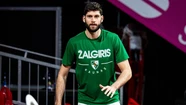 Patricio Garino hizo su aporte al triunfo de Zalgiris Kaunas en Lituania