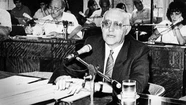 Ángel Roig fue el primer intendente electo con la vuelta de la democracia en 1983. 