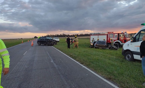Dos personas murieron tras un choque frontal en la ruta 11 | 0223
