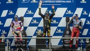 La competencia culminó con el triunfo del Italiano Marco Bezzecchi. Foto: Télam.