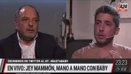 Jey Mammon habló con Baby Etchecopar sobre su relación con Lucas Benvenuto.