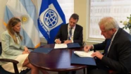 Massa con el ministro de Educación, Jaime Perczyk.