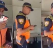 Video: lo paró la caminera y los grabó cuando se decían "hacele la multa por pelot..."