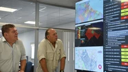 Sergio Berni recibió este jueves al intendente Guillermo Montenegro. Foto: MGP.