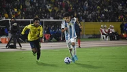 Argentina perdió el invicto ante Ecuador