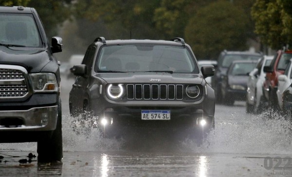 ¡Se larga la lluvia en Mardel y no para!