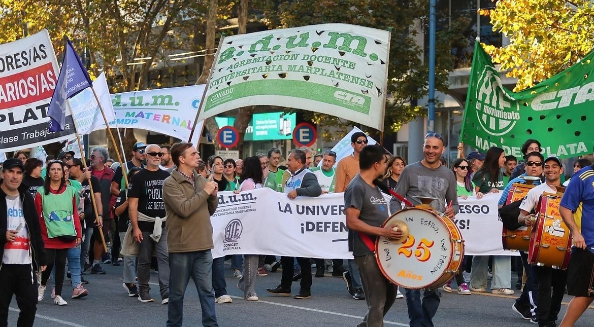 Jornada de paro docente este miércoles en la Universidad Nacional